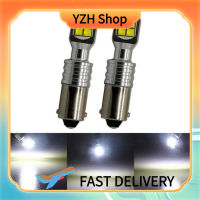 YZH Shop หลอดไฟไฟ Led รถยนต์1คู่ Ba9s ไฟหน้า W5w เน้น8smd หลอดไฟสัญญาณเลี้ยวถอยหลังอะไหล่แต่ง