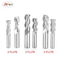 D1-50mm End Mills ความแม่นยําสูง HSS Metal Cutter Co8 Cobalt 2 3 4 Flutes Teeth Aluminum Milling เครื่องมือ Key Seater Router Bit