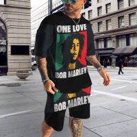 ชุดสูท Bob Marley เร็กเก้ฤดูร้อนสำหรับผู้ชายเสื้อยืดใส่วิ่งจ๊อกกิ้งใส่สบายแนวสตรีทชุดวอร์มพิมพ์ลาย3D 6XL เสื้อฮาราจูกุ2022แบบใหม่