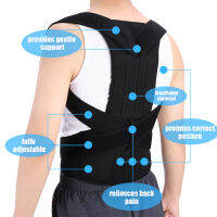 Hot Posture Corrector เข็มขัดพยุงหลังแก้ไขท่าทาง สายรัดปรับระดับได้เพื่อปรับปรุงท่าที่ไม่ดีของแผ่นหลัง มีให้เลือกหลายขนาด Unisex