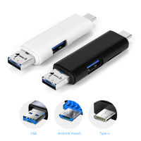 5 In 1 Usb 2.0 Type Cusbmicro Usbtfsd เครื่องอ่านการ์ดหน่วยความจำ OTG มัลติฟังก์ชั่เครื่องอ่านการ์ดอะแดปเตอร์อุปกรณ์ศัพท์มือถือ