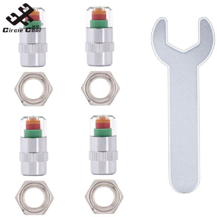 Circle Cool Visual Tire Pressure Warning Device Tire Pressure Detector