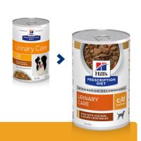 Hills Urinary Care c/d Chicken &amp; Vegetable stew อาหารเปียกสุนัข ที่มีปัญหาเรื่องนิ่ว 354g