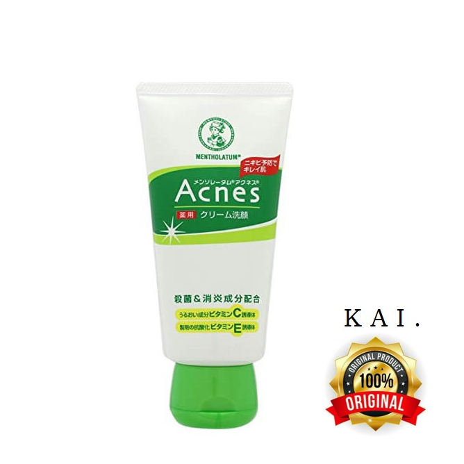 MENTHOLATUM ACNES Creamy Facial Wash 130g Lazada PH