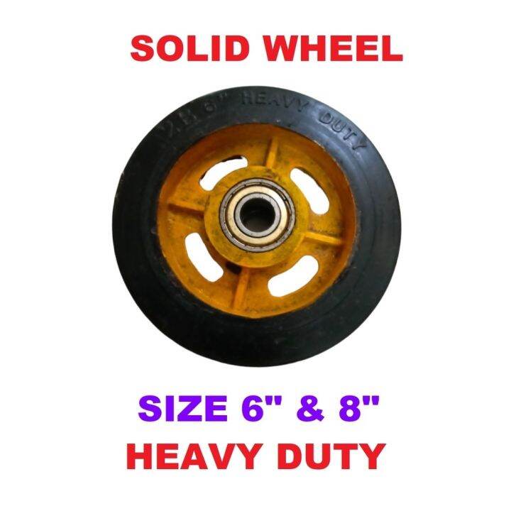 HAND TRUCK PUSH CART KARATILYA RUBBER WHEEL 6 8 HAND TRUCK WHEEL