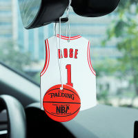 【cw】Car Air Freshener Basketball Uniform Hanging Aromatpy Tablets Basketball Celebrity Clothes Car Accessories Interior Ornament ！