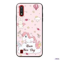 ZNDL สำหรับ Samsung Galaxy M01 HMHD ซิลิคอนนุ่มรูปแบบเคส TPU เคสโทรศัพท์