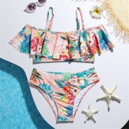 Cô gái dây đai mỏng Bikini thể thao bãi biển áo tắm bãi biển mùa hè đồ bơi