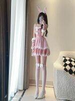 万圣节cosplay兔子装制服套装性感夜店派对圣诞女仆装兔女郎cos服