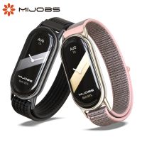 ♙❖ Dla Mi Band 8 nylonowy pasek inteligentna bransoletka zamienna akcesoria opaska na nadgarstek paski do Xiaomi inteligentna opaska 8 Miband 8 Correa