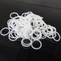 100pcs Thickness 1.5mm White Silicone O-Ring OD 5-80mm Food Grade Seal Washer Heat-Resistant Gas Stove Parts Accessories