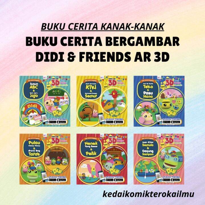 Kids Prima - Buku Cerita Bergambar Didi & Friends (6 Tajuk) | buku didi ...