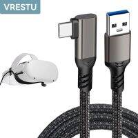 สายชาร์จเร็ว USB Type-C สำหรับ Oculus Quest 2 Pico Neo 3 VR Link Cable USB3.2 5Gbps 3A 60W สำหรับ Quest2หูฟัง VR อุปกรณ์เสริม