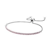 Pandoraˉ bracelet Shining Pink Bracelet Rope 925 Silver Bracelet 590524PCZ Women Jewelry Pandoraˉ Charms and Charm Bracelet