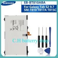 Originalแท็บเล็ตแบตเตอรี่EB-BT810ABEสำหรับSamsung GALAXY Tab S2 9.7 T815C T815 SM-T810 SM-T817A S2 T813 T819C EB-BT810ABA 5870MAh