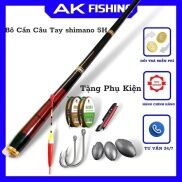 Cần câu tay shimano 5H bộ cần rút chính hãng chất lượng chuyên câu dài câu