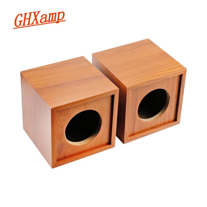 ghxamp-เคสกล่องลำโพงไม้3นิ้วเครื่องขยายเสียงกล่องเปล่าดาวเทียม-diy-สำหรับยูนิตฟังเพลง75มม-ฝาครอบเดสท็อป2ชิ้น