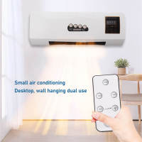 ติดผนังเครื่องปรับอากาศพัดลมร้อน 10m รีโมทคอนโทรล 1800W 220V EU Plug Air Conditioner เครื่องทำความร้อนสำหรับห้องนอน