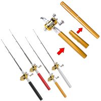 Telescopic Fishing Rod Pole Reel Combos Aluminum Alloy Briefcase