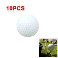 Jay 10pcs White PU Foam Golf Ball Sponge Balls Indoor Outdoor Practice Training Aid