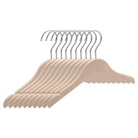 Wooden Childrens/Childrens Hangers (10 Pack) Smooth and Durable Wooden Baby/Parenting Hangers-12.5 Inch-Space Saving, 360 ° Hooks and Cutouts-perfect for Toddler Dress Hangers