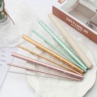 304 Stainless Steel Straw Set Creative Pattern Netred Coffee Shop Drink Milk Tea Straw Three Piece Set  Straw Specialty Glassware