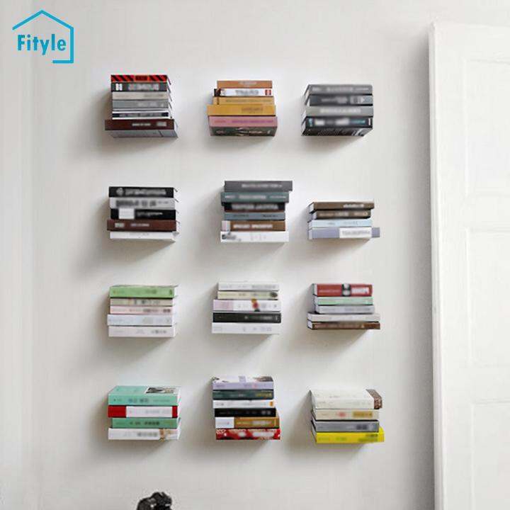 Fityle Wall Hanging Bookshelf Organizer Shelves Floating Shelves for  Bedroom Home Lazada PH