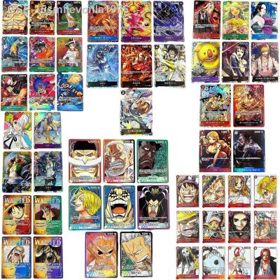 ₪☜15smilevonla1976 OPCG Versão Japonesa Jogo Anime Coleção Cartão ชิ้นส่วน OP02 Luffy Shanks Ace ฟิกเกอร์เอ็ดเวิร์ดนิวเกต OPCG 54ชิ้น Conjunto