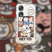 ปลอก เคส Honor90 Honor 70 90 Lite X8A X9a X8a X7a X9 X8 X7 X6 X5 4G 5G เคสโทรศัพท์ร้อนออกแบบใหม่ Graffiti การ์ตูนครอบครัว Snoopy ซิลิโคนอ่อนนุ่ม Case 2023