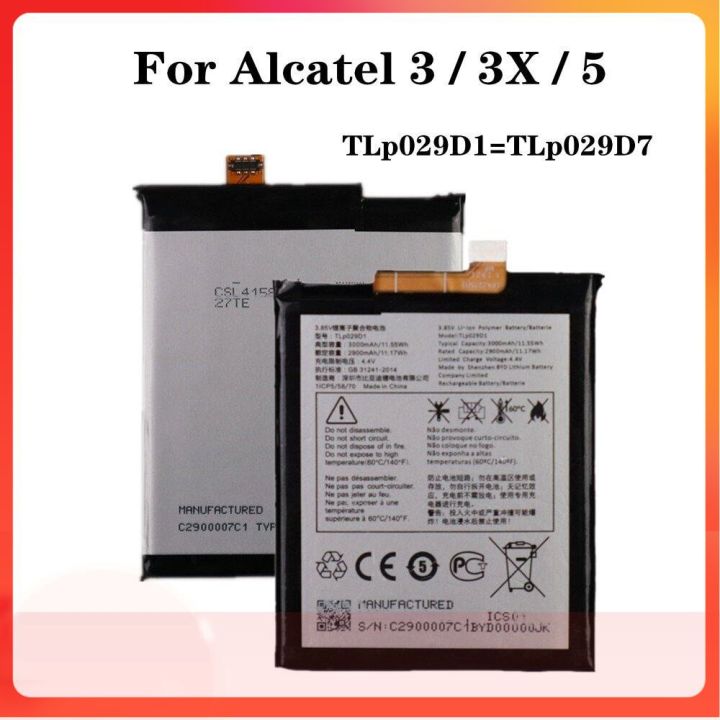 tlp029d1-tlp029d7แบตเตอรี่โทรศัพท์สำหรับ-alcatel-3-3x-5-tcl-v760-y660-ot-5052d-5052y-5058-ot-5086d-ot-5034d-ot-5008y-3000mah-แบตเตอรี่