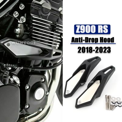 ตัวเลื่อนกรอบป้องกัน Z900RS ฝาปิดเครื่องยนต์ล้มอุปกรณ์เสริมมอเตอร์ไซค์สำหรับ KAWASAKI Z900RS Z 900 RS Z900 RS 2018-2023