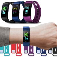 ◈ Bluetooth Smart Bracelet Color Screen Y5 Smartband Heart Rate Monitor Blood Pressure Measurement Fitness Tracker Smart Watch Men