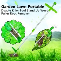 Root Remover Outdoor Tool Claw Weeder Portable Long Handled Lightweight Manual Garden Lawn Long Handled Aluminum Stand Up Weeder