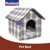 Kanimal Pet Bed Home With Cushion, Foldable and Washable For Dogs and Cats Size L 58x48x54 cm.