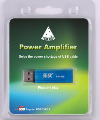 แก้ปัญหา Signal Amplifier Fix Solve the long Extension USB Cable Disconnection Problem USB Hub PW-915