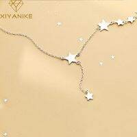 【Hot-Selling】 Gift Pop XIYANIKE 925เงินสเตอร์ลิงแฟชั่น Simple Star จี้สร้อยคอ Charm เครื่องประดับผู้หญิงเรขาคณิต Handmade Party อุปกรณ์เสริม