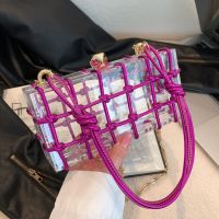 【YF】 Acrylic Transparent Handbags for Women Summer Trend Hard Square Bag Ladies Fashion Personality Party Small Shoulder Woman