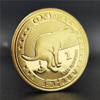 【YD】 gold coin Gold Plated dog shit Coin Collectible Collection Commemorative Metal Antique Imitation