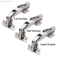 ∈™▦ Hinge 165 Degrees Stainless Steel Door Hydraulic Hinges Damper Buffer Soft Close For Cabinet Cupboard Furniture Hardware