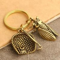 Copper dustpan gourd gourd keychains sovereigns money key pendant pure bottle gourd zodiac pendant