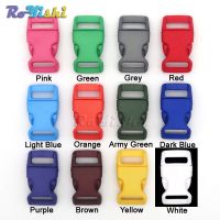 【CW】 100pcs/pack 5/8 quot; Colorful Contoured Side Release Buckles for Paracord Bracelets