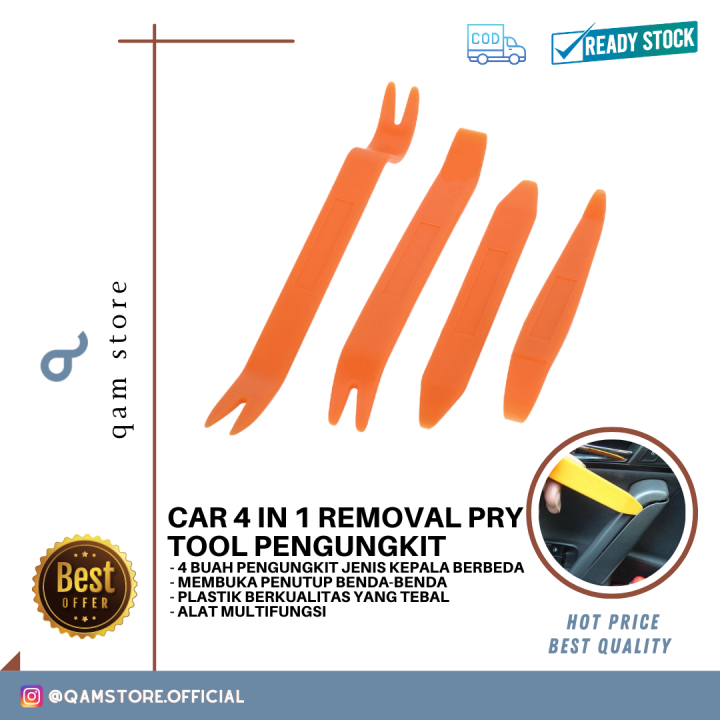 QAM Car 4 in 1 Removal Pry Tool Pengungkit AA16 Alat Pembuka Body