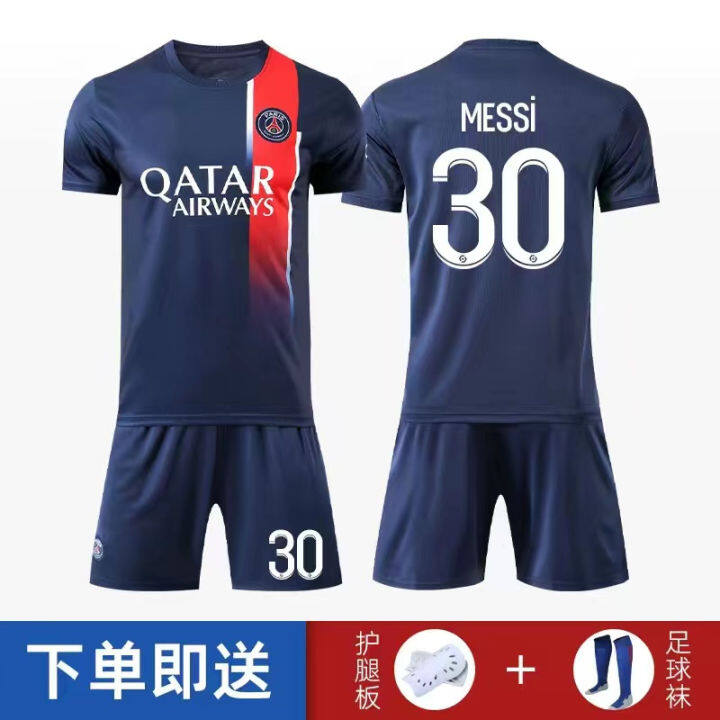 เสื้อกีฬาแขนสั้น-ลายทีมชาติฟุตบอล-miami-international-messi-jersey-ชุดเหย้า-สําหรับผู้ชาย-ชุดฝึกซ้อมทีมชาติซัมซุง-10-ชิ้น