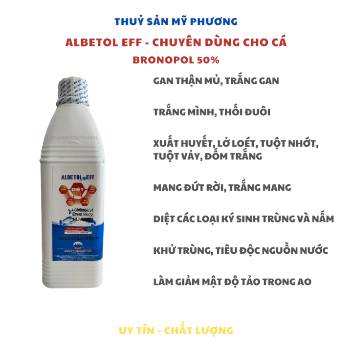 Bronopol cho cá: Bronopol là một loại thuốc kháng khuẩn đặc biệt dành cho cá cảnh. Với sự giúp đỡ của bronopol, bạn sẽ có thể bảo vệ vật nuôi của mình khỏi các bệnh truyền nhiễm và đạt được một môi trường nuôi cá vô cùng an toàn và ổn định. Vậy còn chần chờ gì nữa, hãy nhanh tay đưa bronopol vào chế độ dinh dưỡng cho cá cảnh của bạn ngay hôm nay thôi!