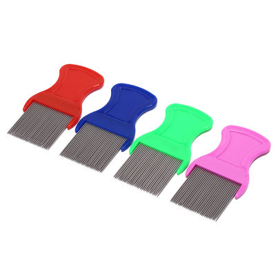 💖【Lowest price】MH หวีสแตนเลสสำหรับหัวเหา dectection เด็ก PET flea cootie comb