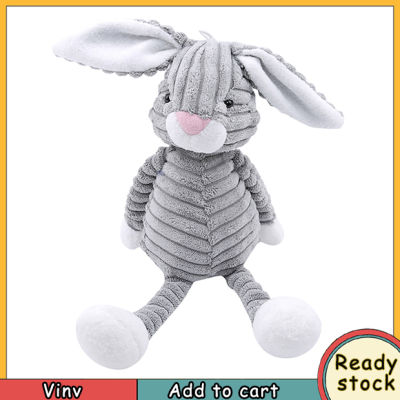 Vinv 33cm Cute Animal Plush Toy Stripe Baby Elephant Fox Rabbit Soft Stuffed Toys Kids Toysv