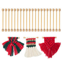 Chloeh Hornbye Shop 20 Pcs Mini Wooden Sticks Tapestry Hanging Rods Necklace Brooch Decoration Handmade DIY Woven Tapestry Accessories