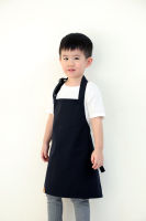 dapp Uniform ผ้ากันเปื้อน เด็ก เต็มตัว Pop Kids Black Aprons สีดำ(APNB1119)