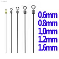 ✿✌ 20pcs Hard Steel Wire Long Pole Fishing Swivels Ball Bearing Swivel Solid Rings Rolling Swivel for Carp Fishing Accessories