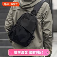 ۩№ Messenger bag mens chest trendy brand backpack men and women niche casual all-match sports boy shoulder